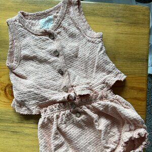 Baby Girl Play Up Pink 100% Organic Cotton Set Size 18M